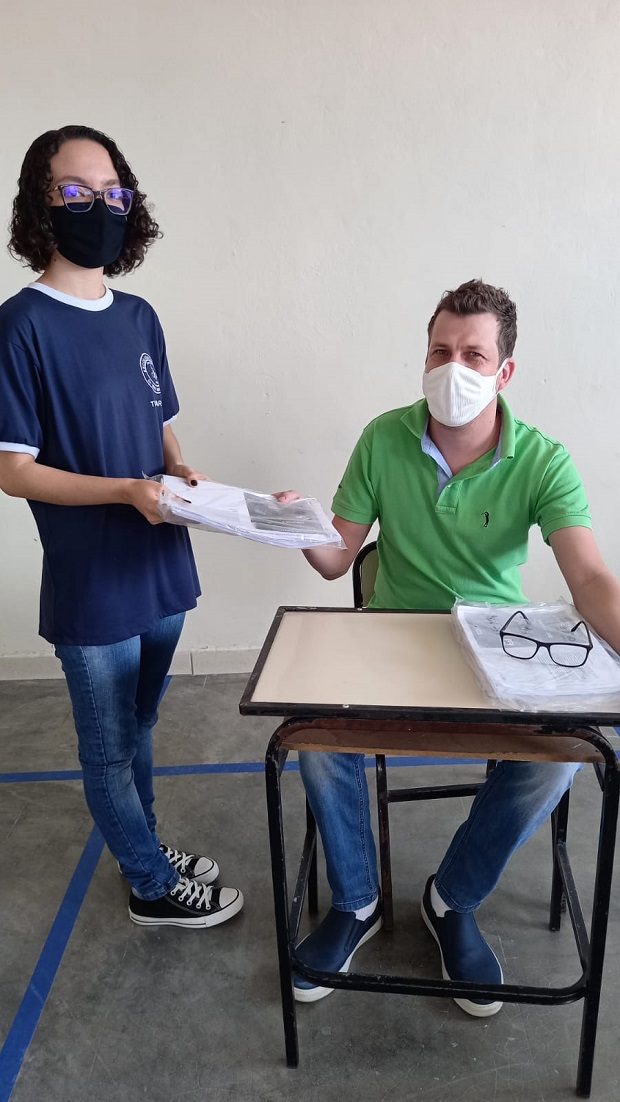 Laura Nascimento Carvalho, é pontual nas devolutivas das atividades. Foto: Arquivo da Escola